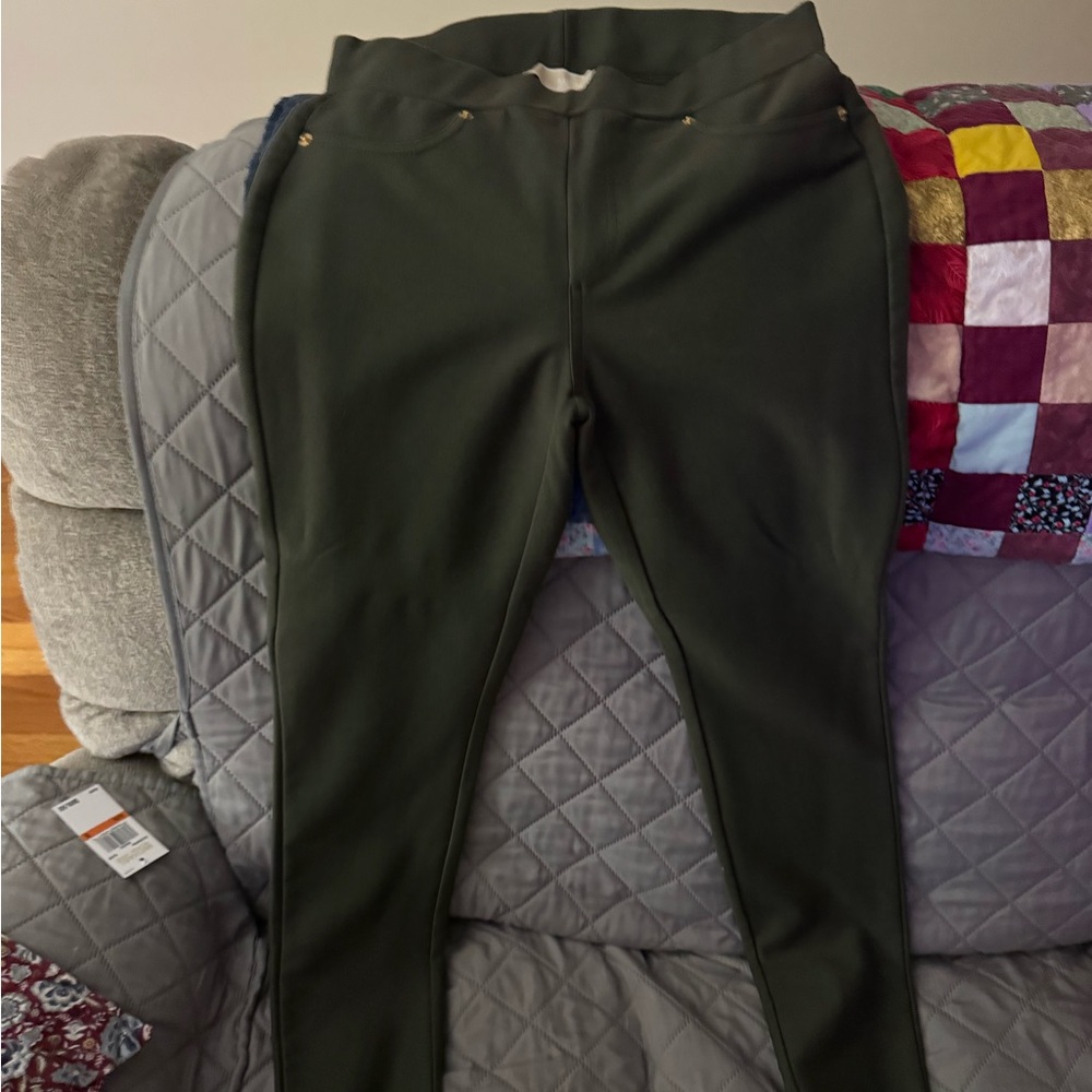 Michael kors   Dark Green High-Waisted Leggings